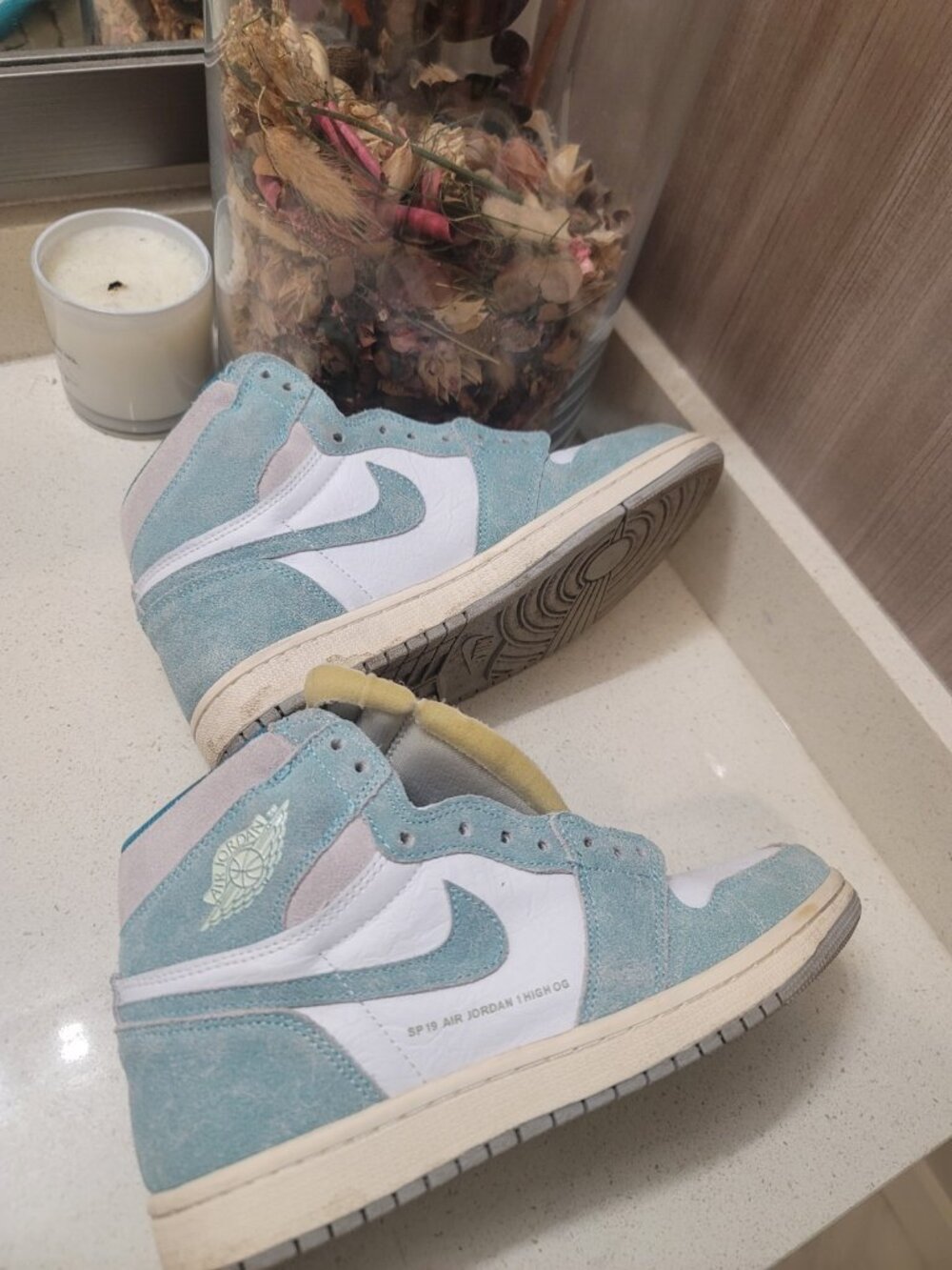Air Jordan 1 Retro High Turbo Green (GS) Sz 7.5 W/out Insoles Multicolor - Picture 6 of 10